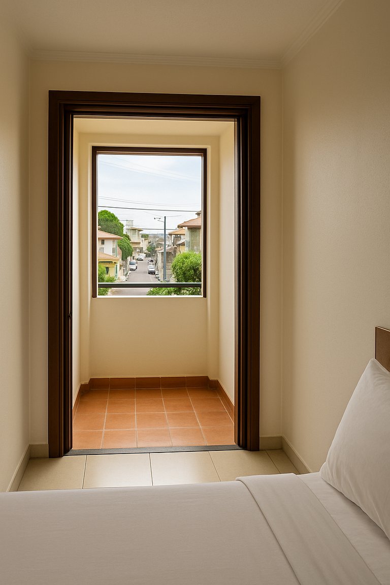 Suite Privativa cama casal e Beliche